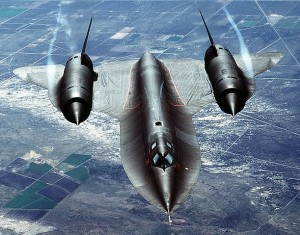 SR-71 in flight (USAF - public domain)